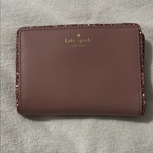 Kate Spade Mauve Glitter Wallet